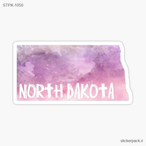 STPK-1050.webp استیکر تکی NORTH DAKOTA 1050