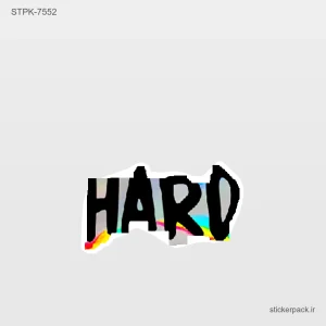 استیکر تکی HARD 10533