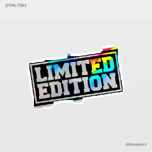 استیکر تکی LIMITED EDITION 10544