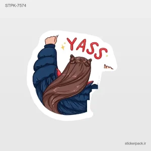 استیکر تکی YASS 10555