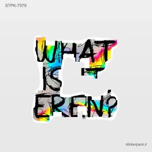 استیکر تکی WHAT IS EREN? 10560