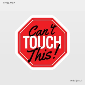 استیکر تکی Can’t TOUCH This 10578