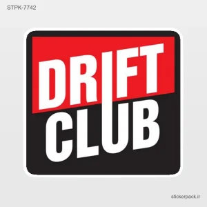 استیکر تکی DRIFT CLUB 10722