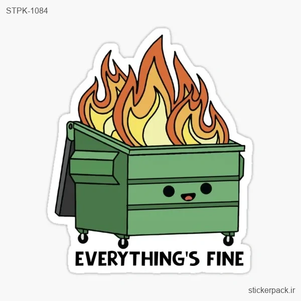 STPK-1084.webp استیکر تکی 1084 everything’s fine