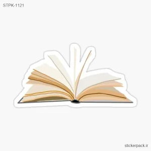 استیکر تکی کتاب باز 1121
