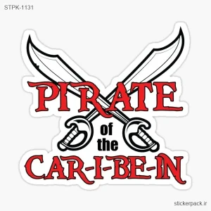 استیکر تکی PIRATE of the CAR-I-BE-IN 1131