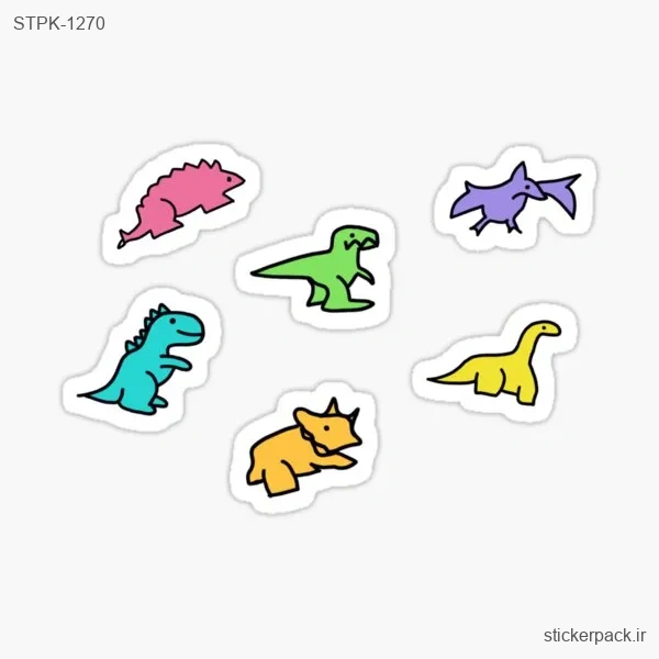 STPK-1270.webp استیکر تکی حیوانات رنگارنگ 1270
