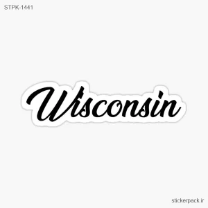 استیکر تکی Wisconsin 1441