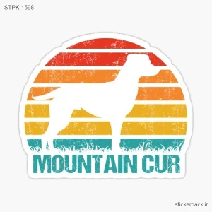 استیکر تکی MOUNTAIN CUR 1598