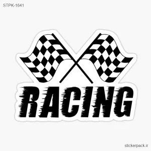 استیکر تکی RACING RACING 1641