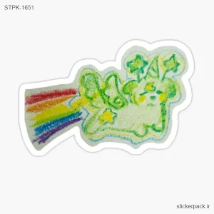 استیکر تکی Lomi Stickers 1651