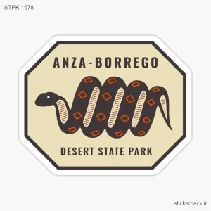 استیکر تکی ANZA-BORREGO DESERT STATE PARK 1678