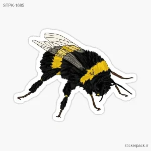 استیکر تکی زنبور عسل 1685