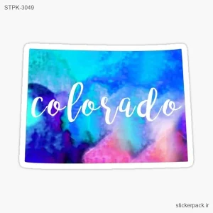 استیکر تکی COLORADO 3049