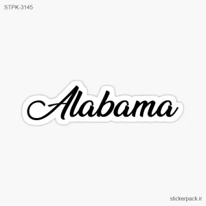 استیکر تکی ALABAMA 3145