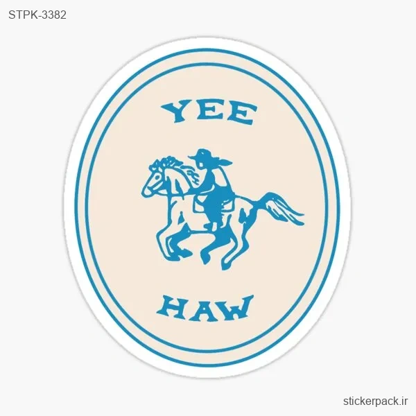 STPK-3382.webp استیکر تکی YEE HAW 3382