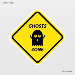 استیکر تکی GHOSTS ZONE 6960